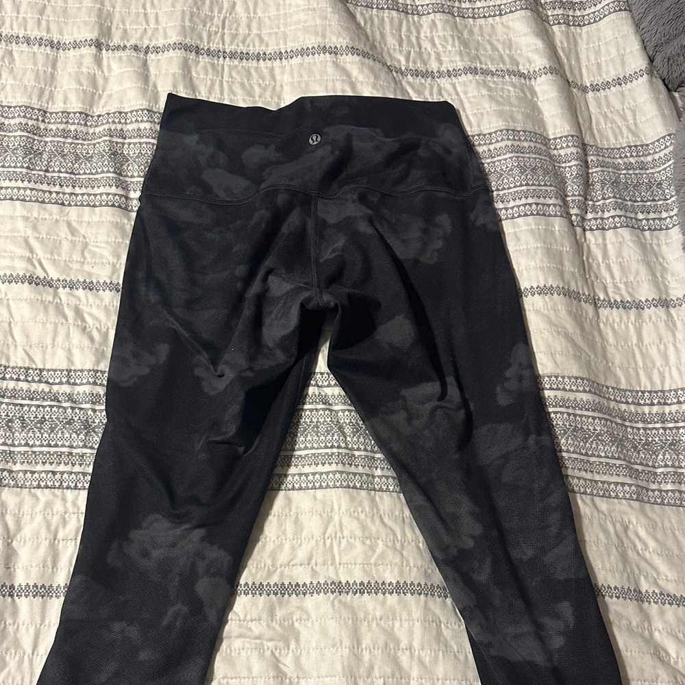 Lululemon Black & gray Leggings